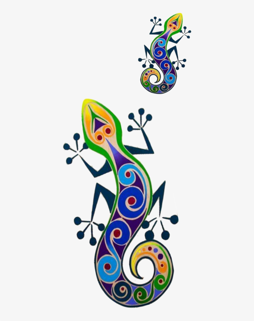 Gecko Men's Printed Kurta - Illustration, transparent png download