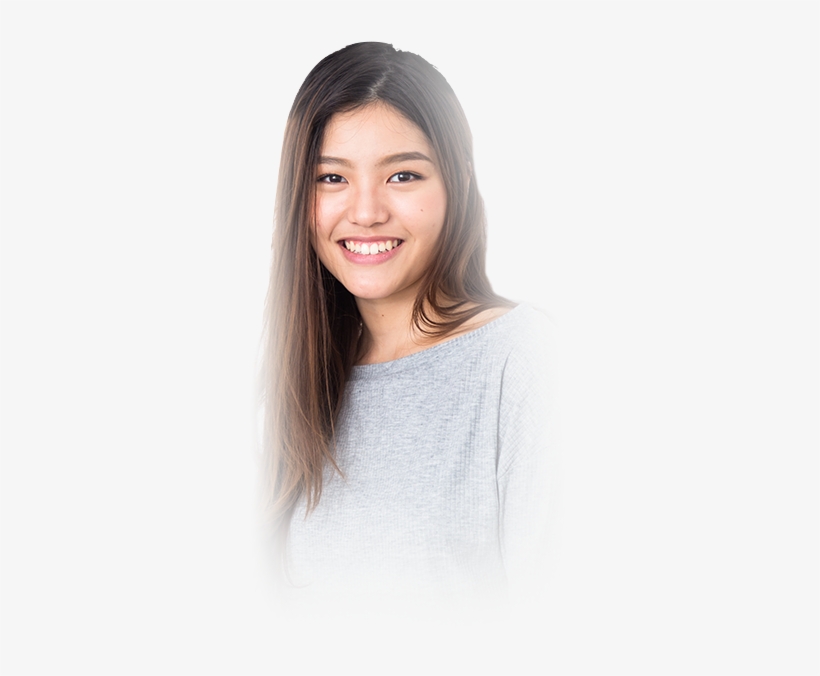 Before And After Braces - Girl, transparent png download