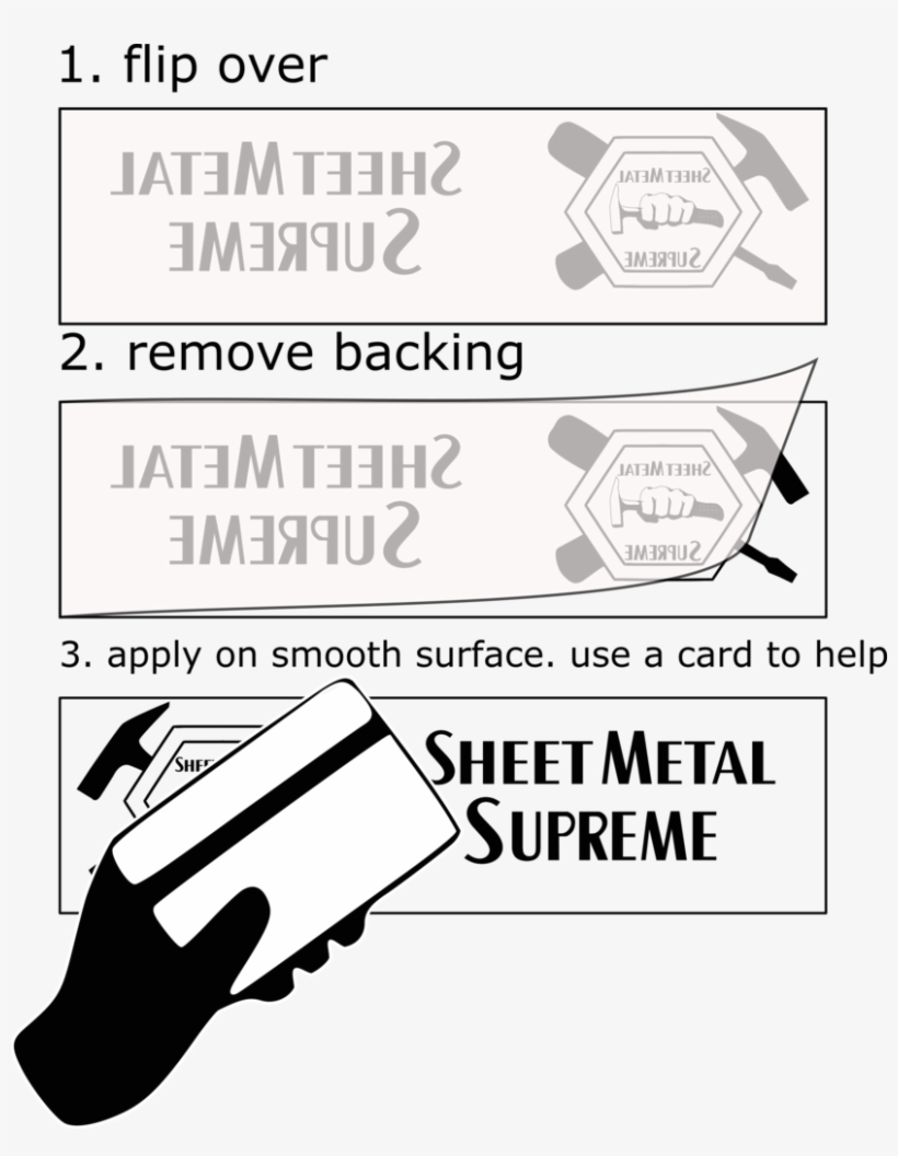 Photo Decal Instructions Zpsmw1eadpx - Paper, transparent png download