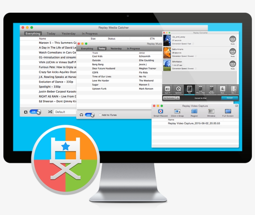 Download Anything With The Replay Capture Suite - Computer Icon, transparent png download