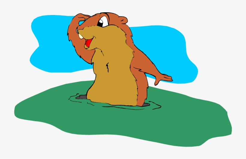 750 X 467 4 - Clip Art Groundhog, transparent png download