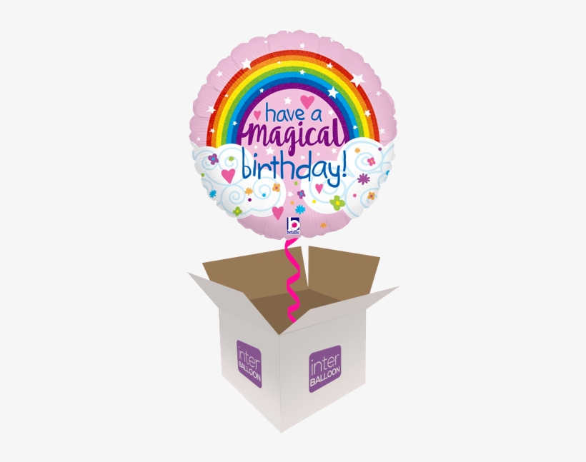 Have A Magical Glitter Rainbow Birthday - Happy Birthday Glitter, transparent png download