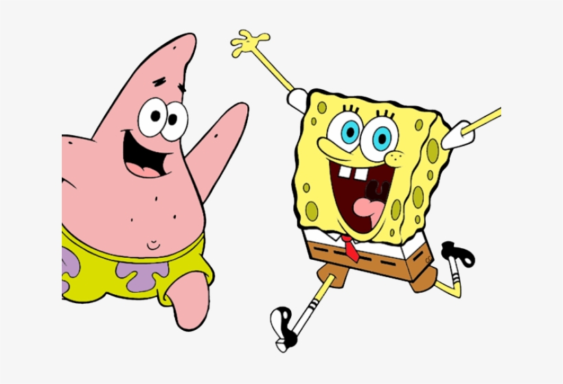 Spongebob Squarepants Cliparts - Clipart Spongebob And Patrick, transparent png download