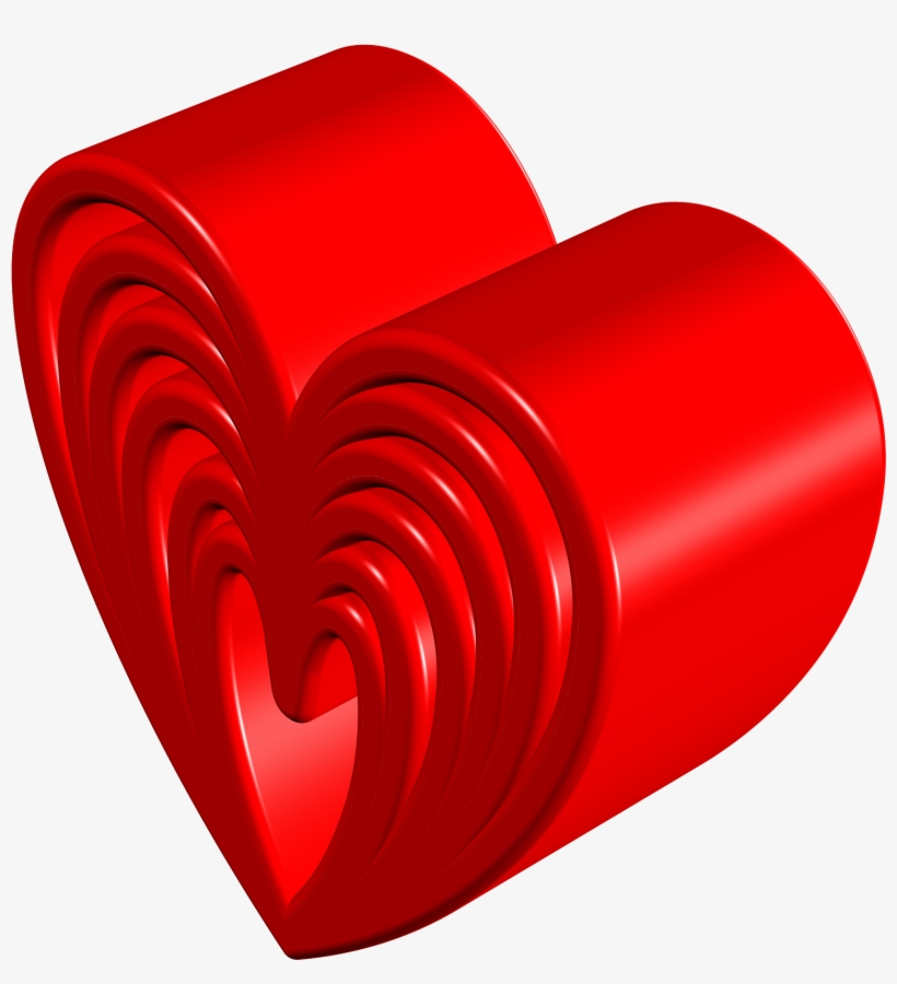 Images Of Heart 3d Wallpaper - Heart, transparent png download