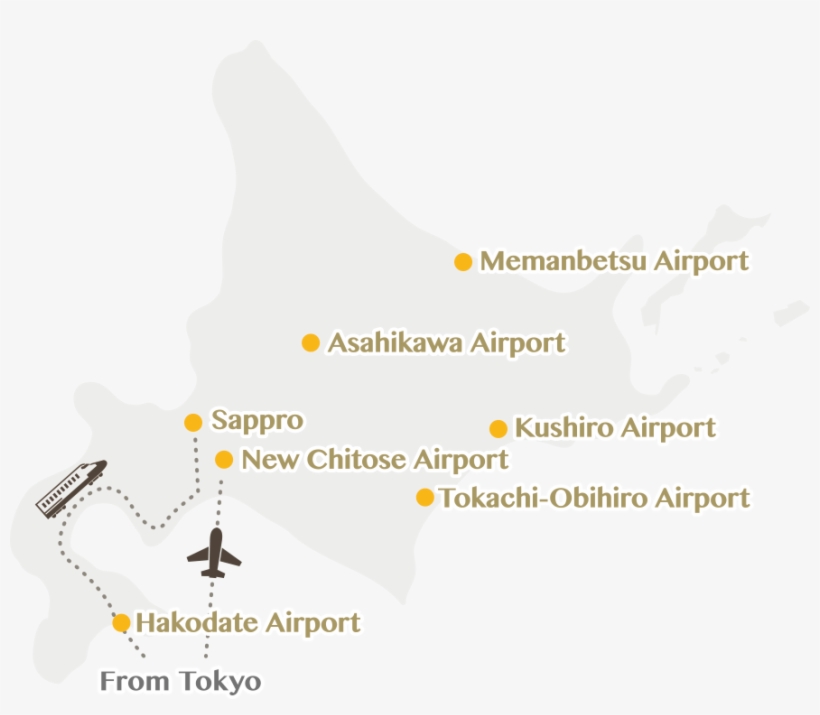 Hokkaido Map - Map, transparent png download