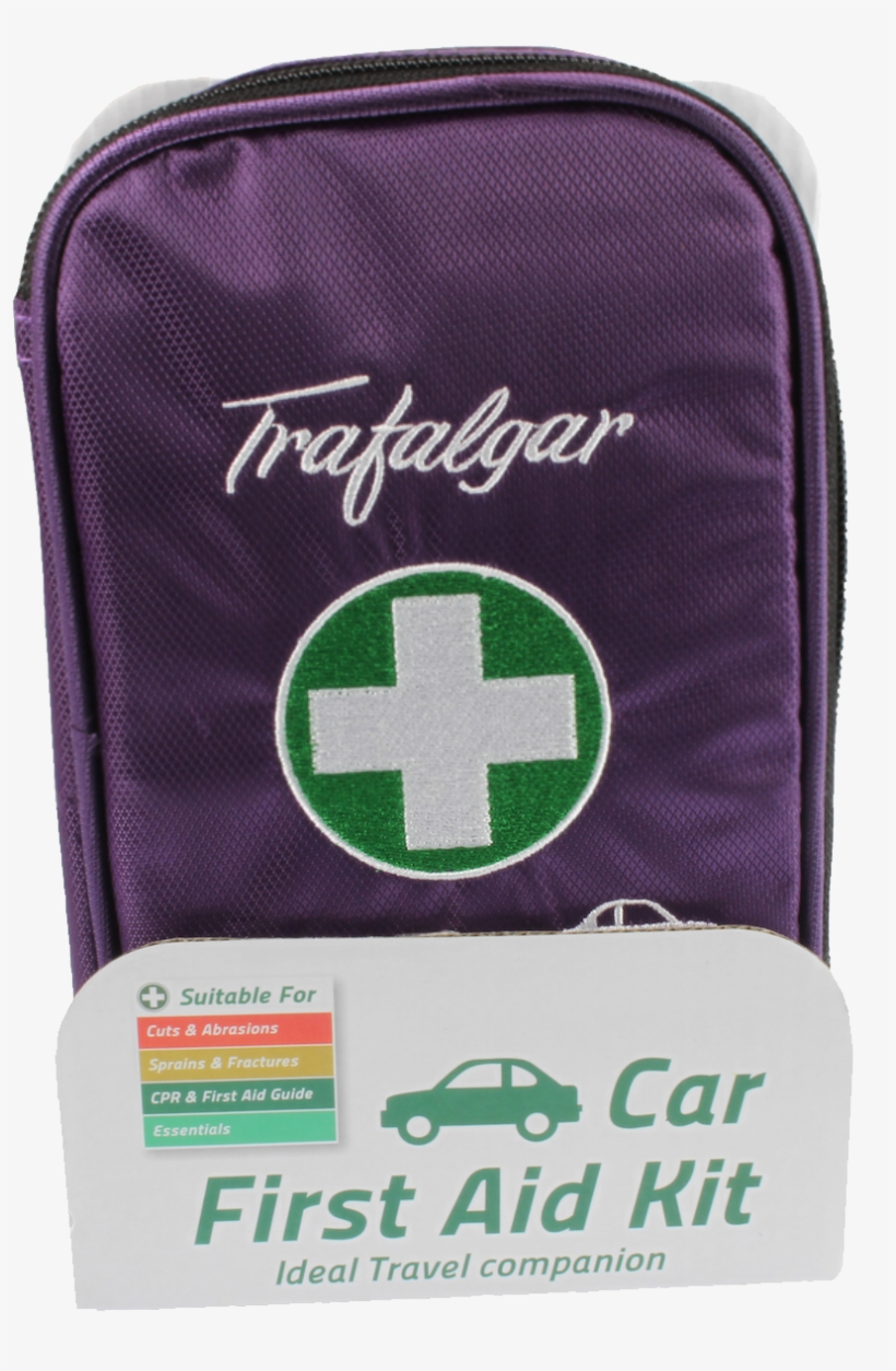 Trafalgar Car First Aid Kit Purple - Medical Bag, transparent png download