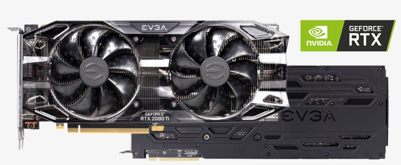 Evga Geforce Rtx 2080 Ti Black Edition Graphics Card - Evga Rtx 2070 Black Edition, transparent png download