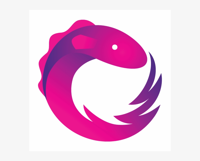 Rxjs Logo Dwglogo - Reactive Programming Icon, transparent png download