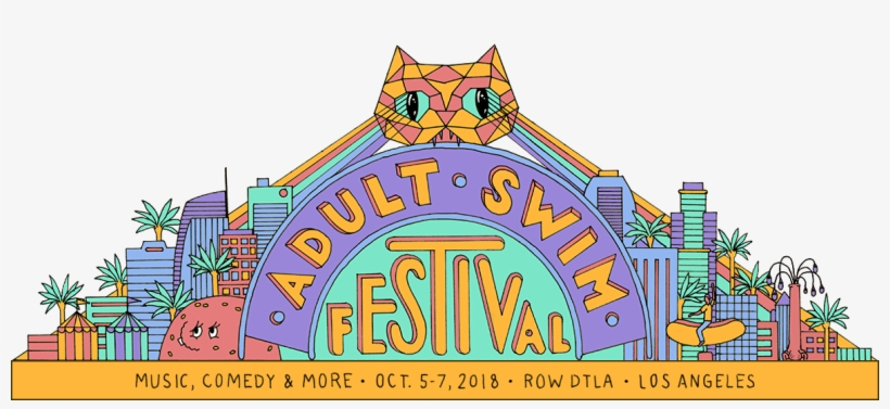 Adult Swim Festival Logo, transparent png download