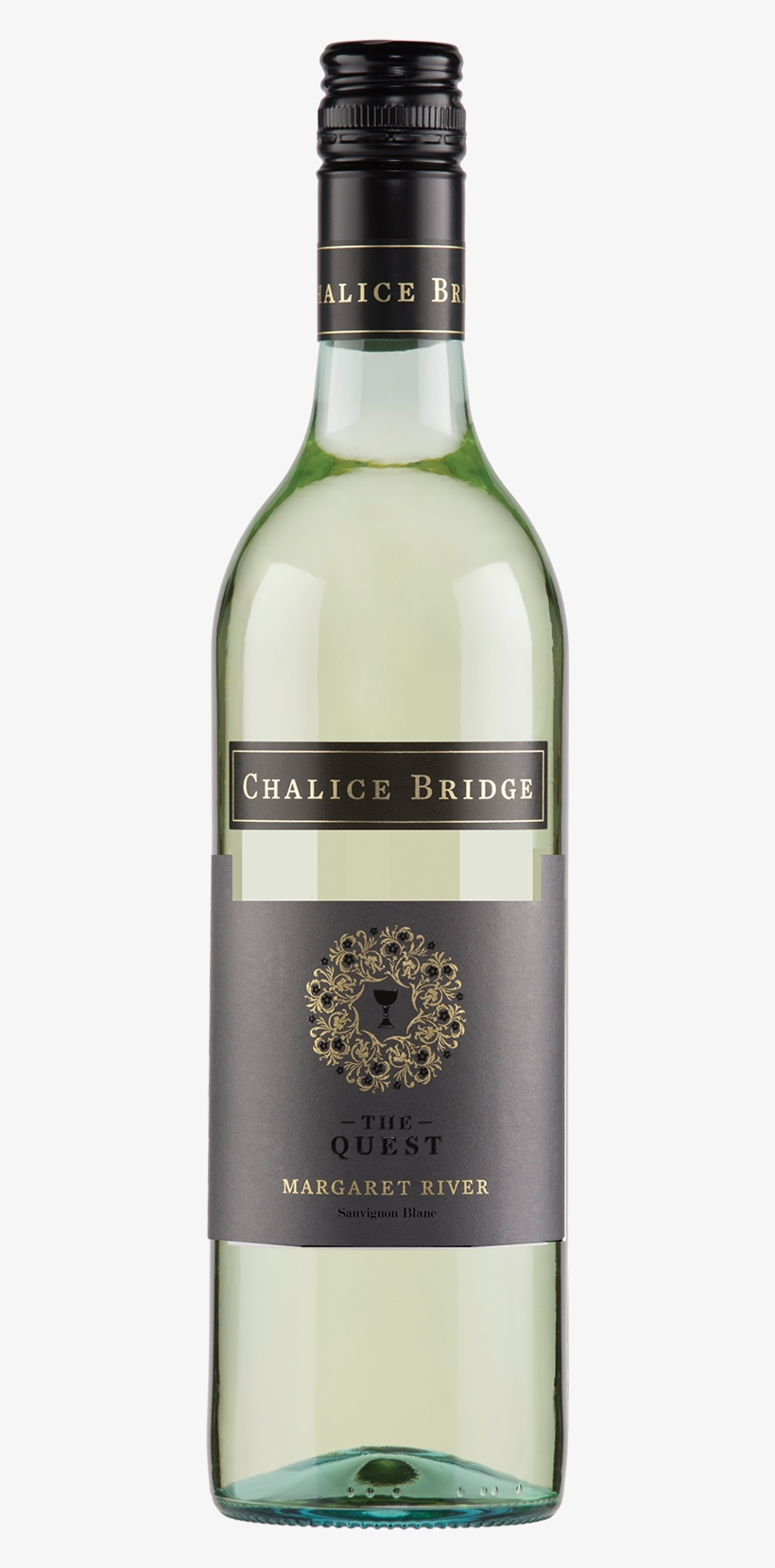 Chalice Bridge Sauvignon Blanc From The Quest Range - Glass Bottle, transparent png download