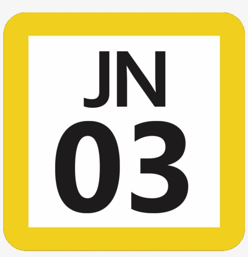 Jr Jn-03 Station Number - Parallel, transparent png download