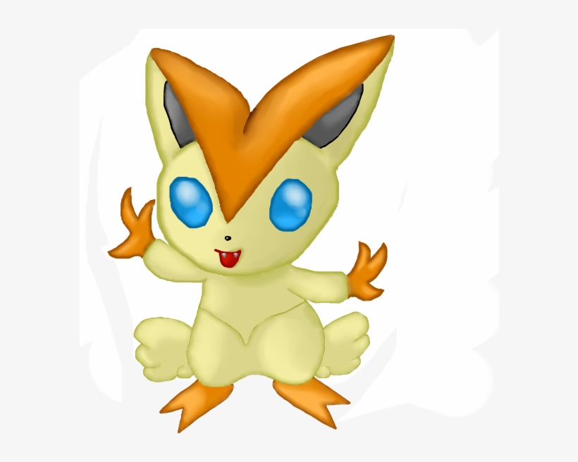 Victini <3 - Cartoon, transparent png download