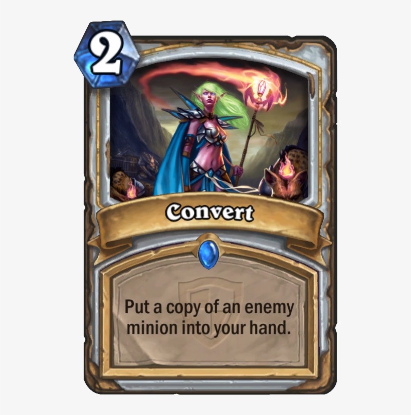 Convert Card - Hearthstone Opponent Deck, transparent png download