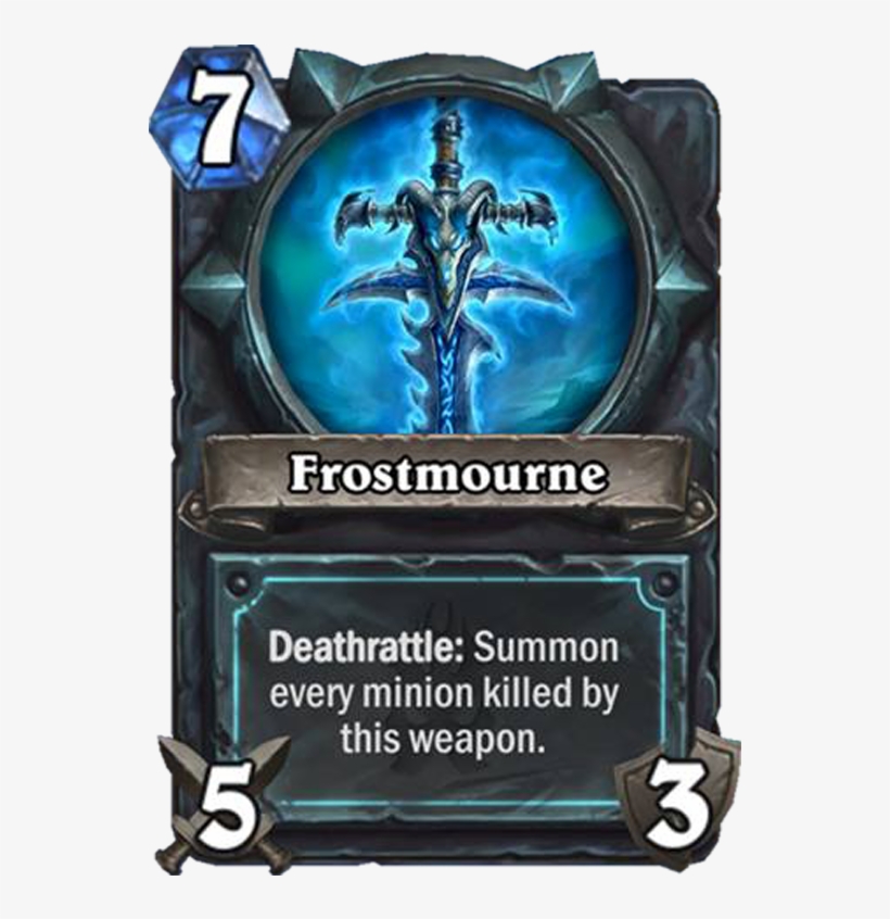 Frostmourne Card - Frostmourne Hearthstone, transparent png download