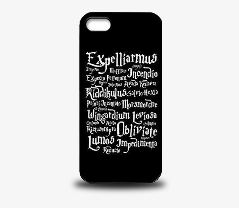 Harry Potter Magic Spell Case - Black Harry Potter Quotes, transparent png download