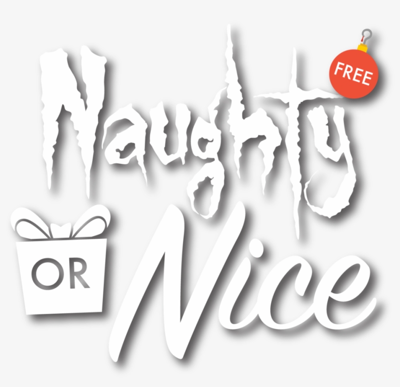 Naughty Or Nice Main Page Logo - Illustration, transparent png download