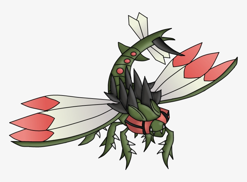 Yanmega Shiny Transparent Png 761x524 Free Download On Nicepng