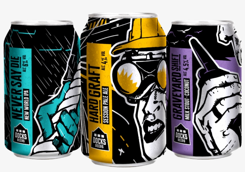 Docks Beers Core Range Canned Transparent Background - Docks Beers Grimsby, transparent png download