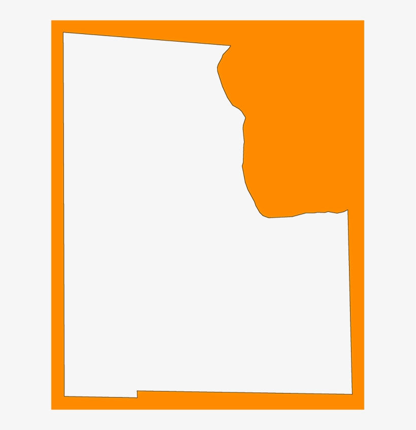 A Plain Frame Map Of Baker, transparent png download