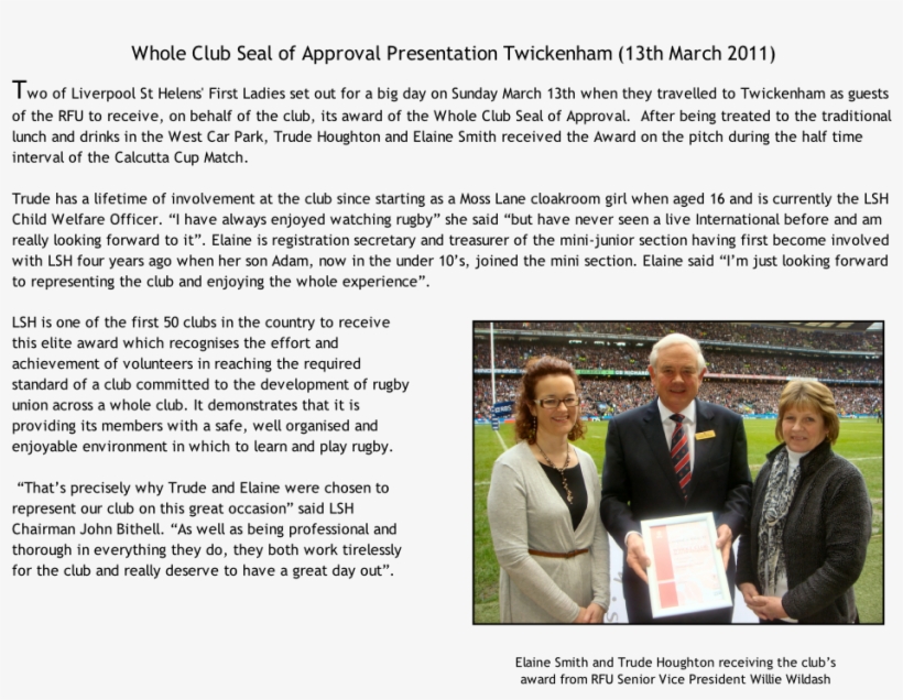 Whole Club Seal Presentation - Document, transparent png download