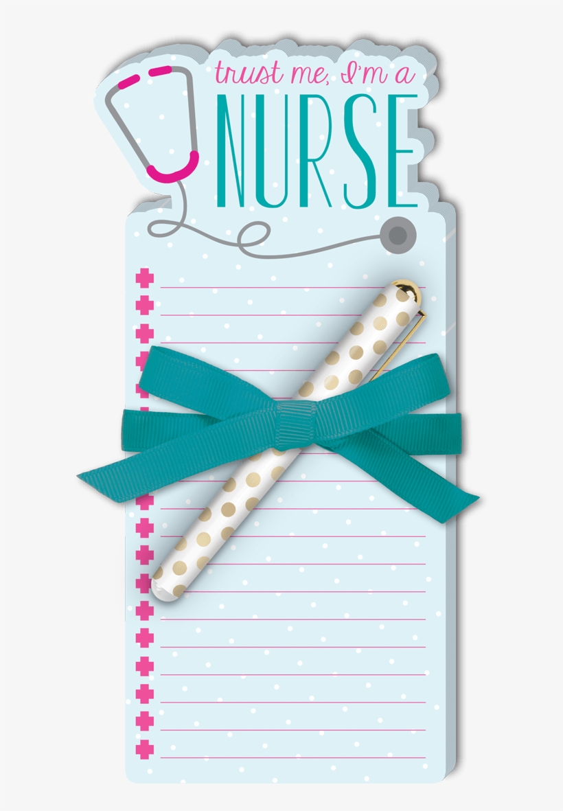 Nurse Stethoscope Note Pad With Pen, transparent png download