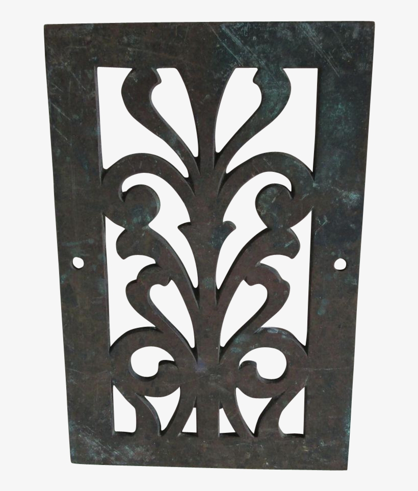 Antique Bronze Grate, Garden, Architectural Element - Gate, transparent png download
