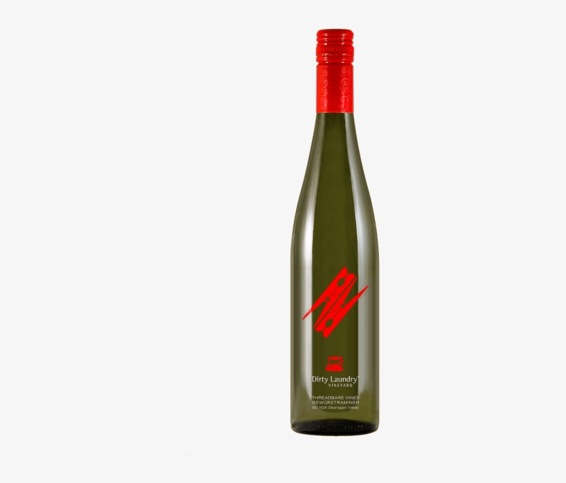 Threadbare Vines Gewürztraminer - Glass Bottle, transparent png download