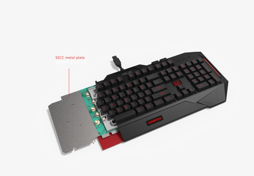 Forged From A Full Secc Metal Plate, Cerberus Gaming - Redragon Wave Impact S103 Combo, transparent png download