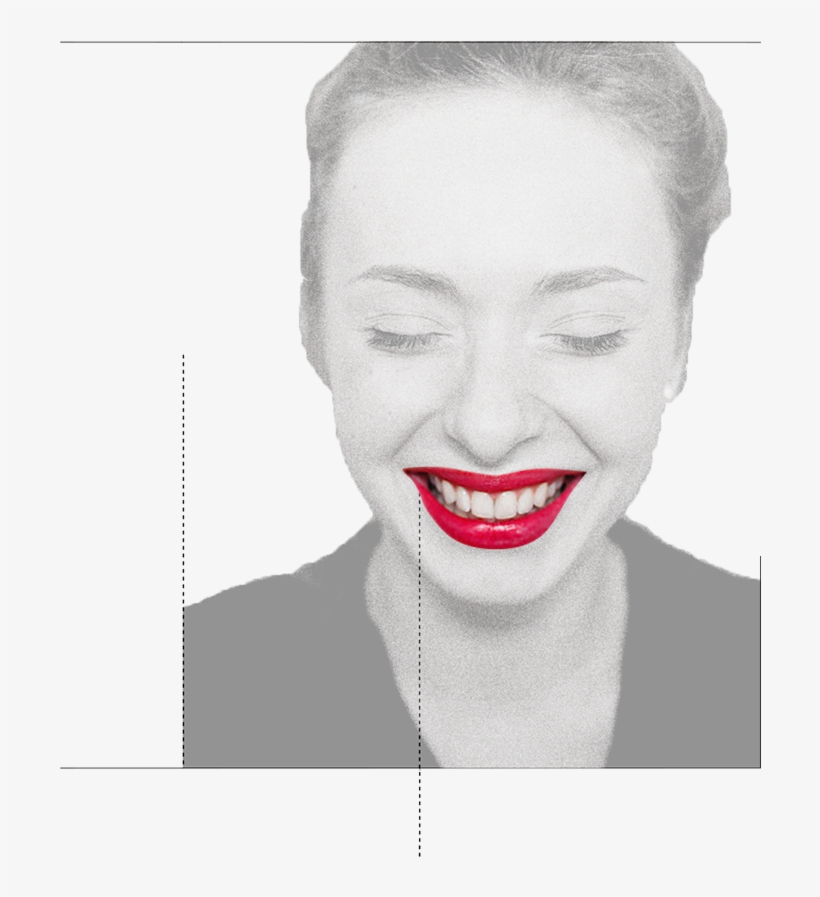 Labios Rojos De Pretty Bites Healthy Smiles - Sketch, transparent png download