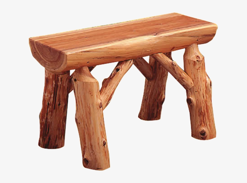 Log Bench Png - End Table, transparent png download