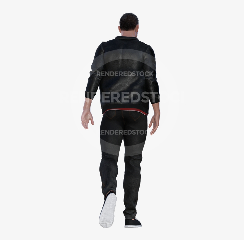 Dane 004 Casual Male Walking Away Low Angle - Dry Suit, transparent png download