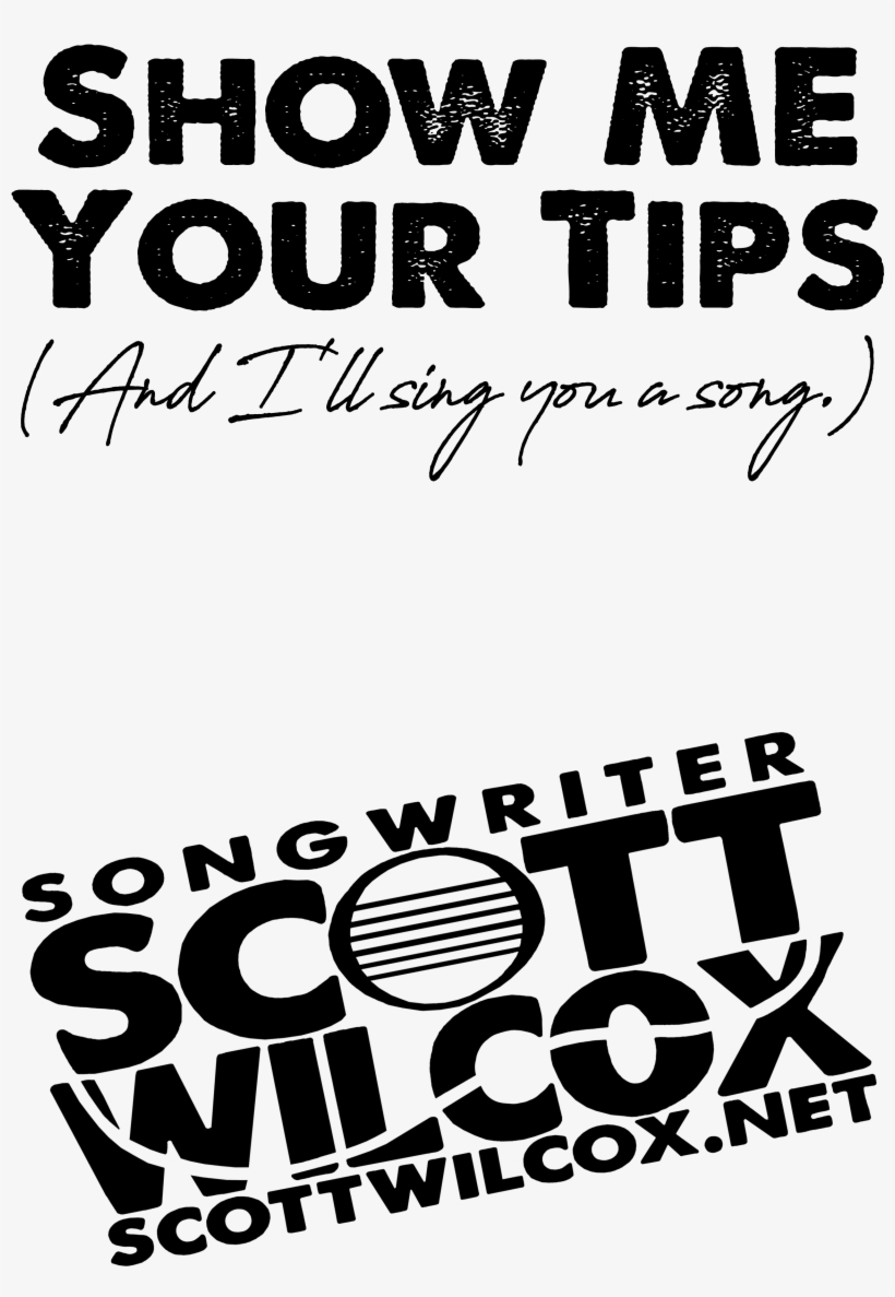 Songwriter Scott Wilcox - Poster, transparent png download