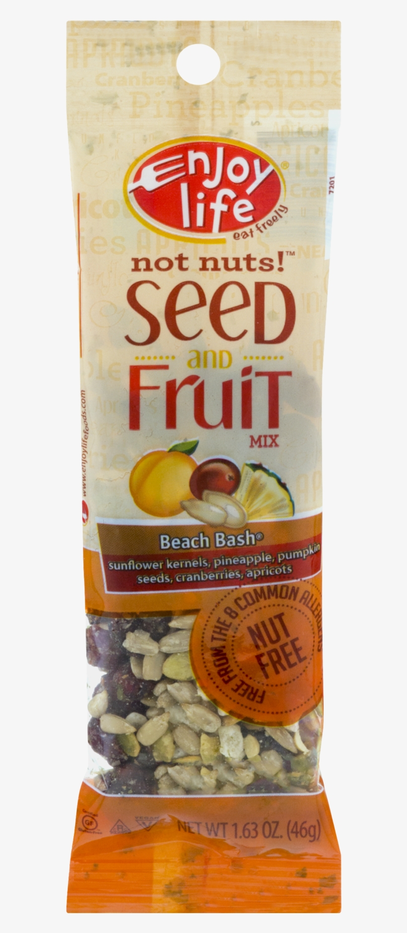 Enjoy Life Not Nuts Beach Bash Seed & Fruit Mix, - Orange, transparent png download