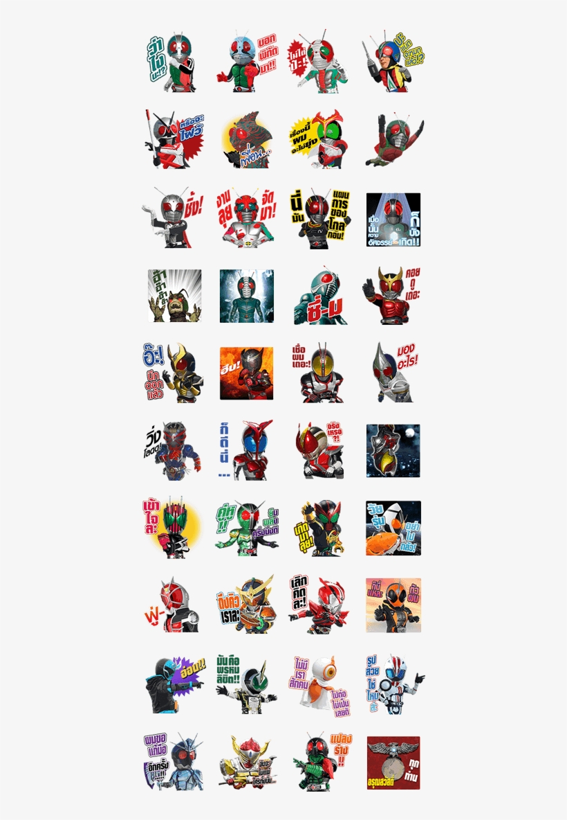 Kamen Rider Series - Detective Conan Line Sticker, transparent png download