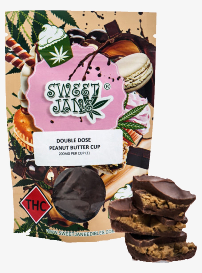 Sweet Jane Double Dose Peanut Butter Cup - Sweet Janes Peanut Butter Cup, transparent png download