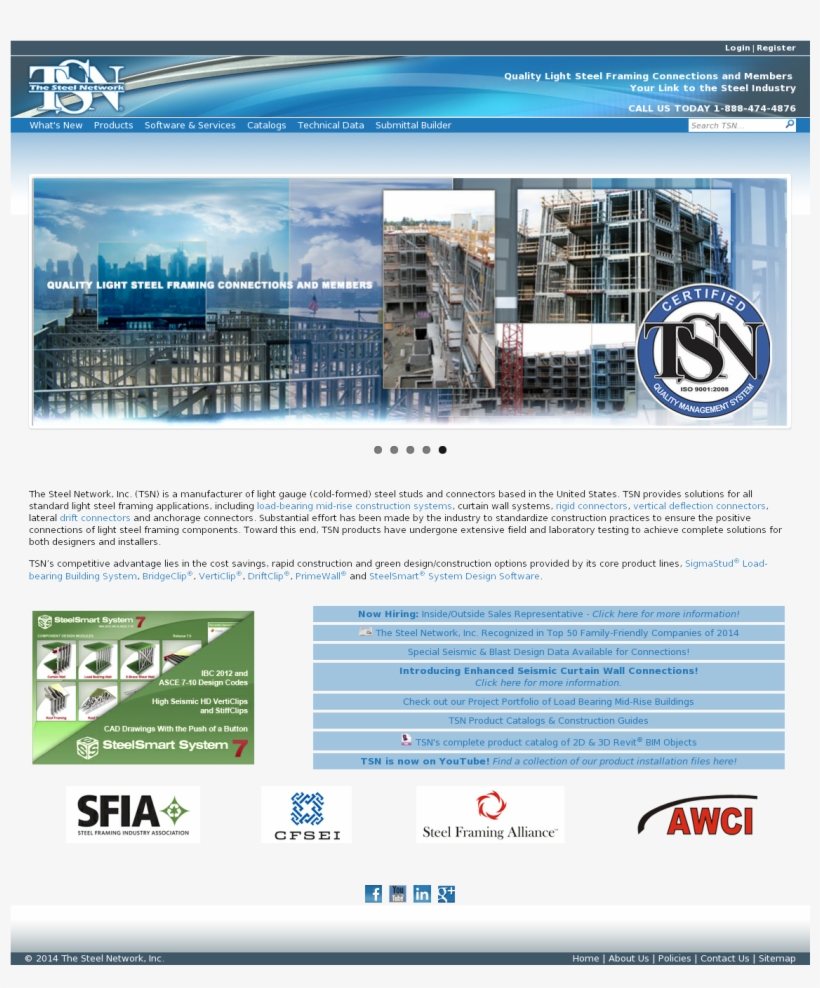 The Steel Network Competitors, Revenue And Employees - Web Page, transparent png download