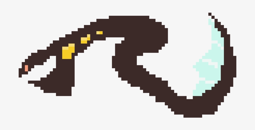 Deepvour - Gulper Eel - Eel Pixel Art, transparent png download