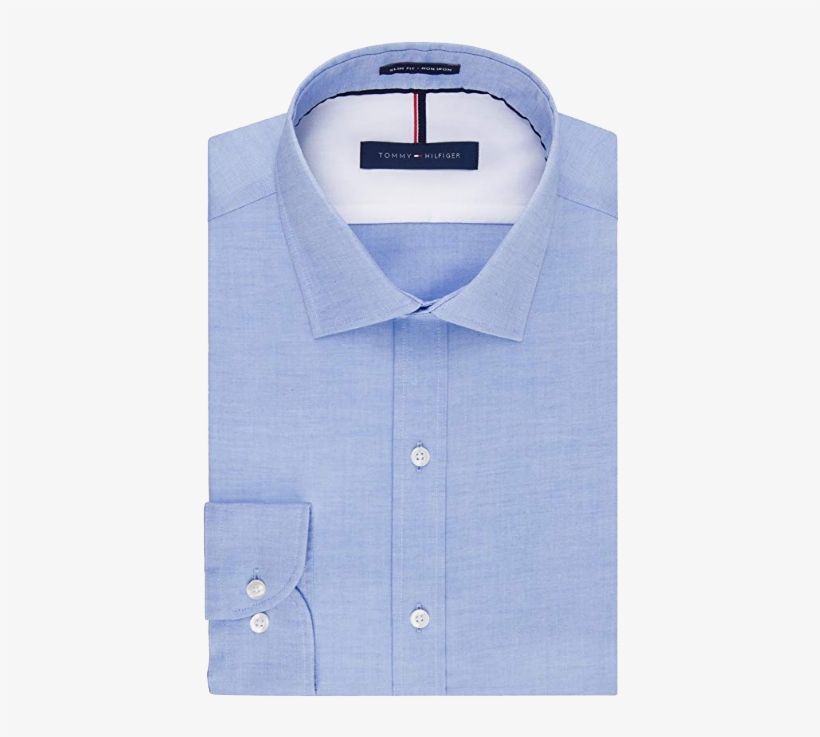 Trim Fit Brown Suit By Tommy Hilfiger Slim Fit Blue - Shirt, transparent png download