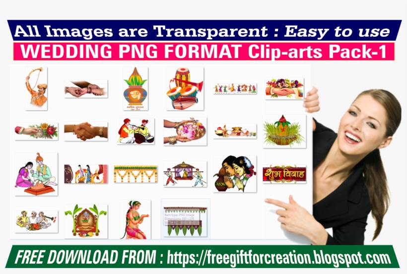 Free Download Wedding Png Format Clip Arts Pack, transparent png download