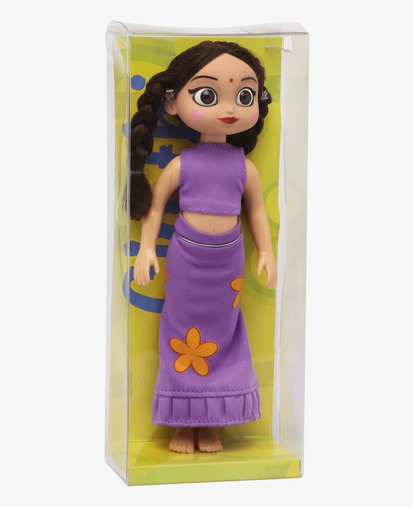 Girls Chutki Doll With Printed Outfit - Figurine, transparent png download