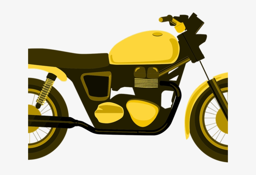 Scooter Clipart Transparent Background - Motor Cycle Clip Art, transparent png download