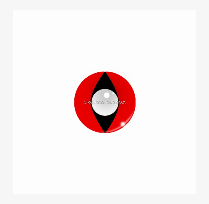 Cat's Eye Red Cosplay Colored Contact Lens Mi0370 - 90 Logos, transparent png download