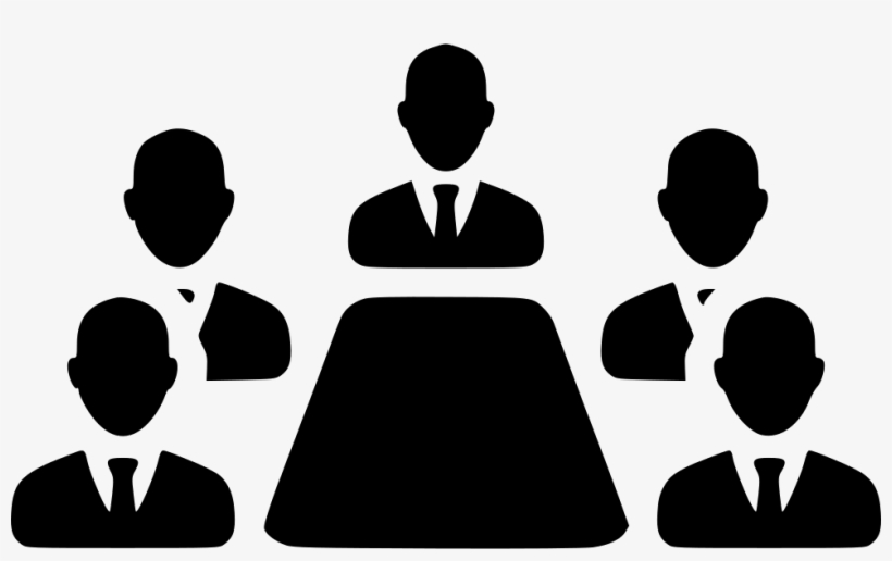 Businessmen Meeting Comments - Icon, transparent png download