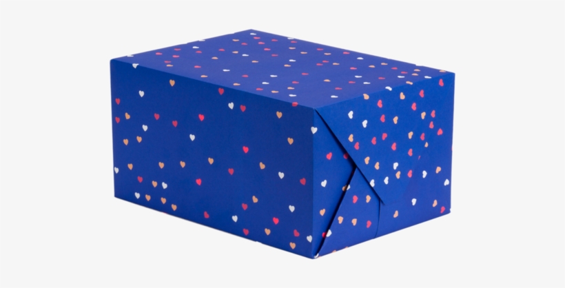 Multi Coloured Hearts Wrapping Paper Sheet - Box, transparent png download