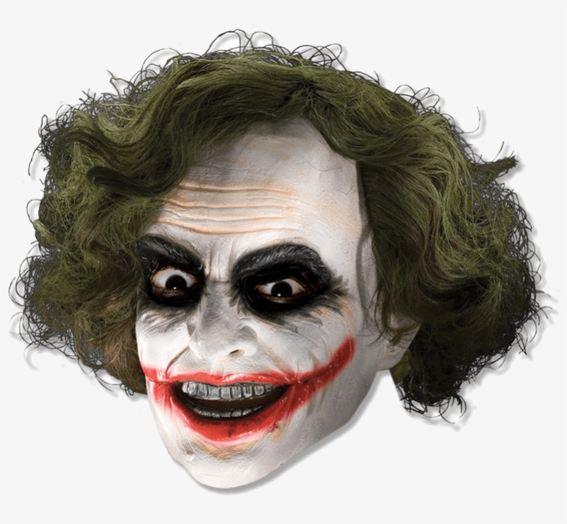 The Joker Vinyl Mask - Joker Latex Mask, transparent png download