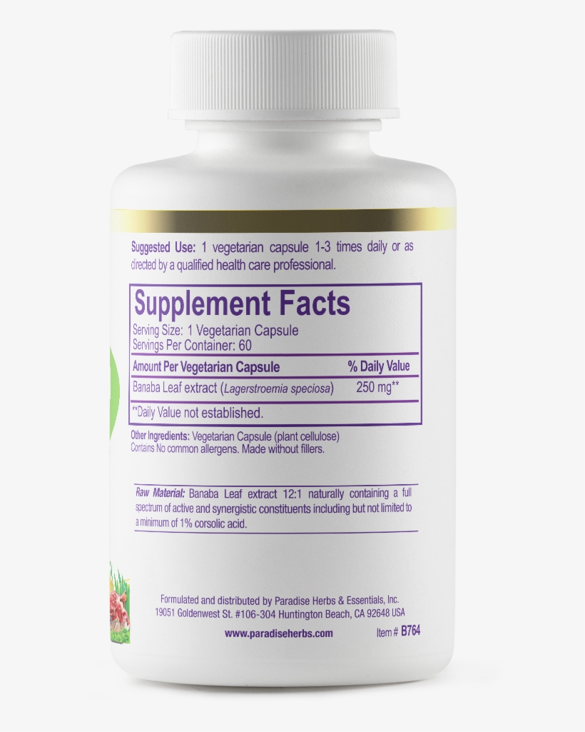 Banaba Leaf - Paradise Herbs, transparent png download