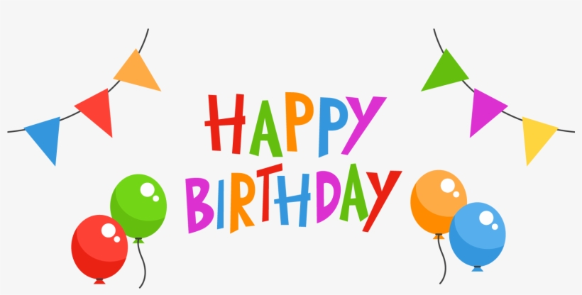 Vector Freeuse Library Birthday Clip Decoration - Graphic Design, transparent png download