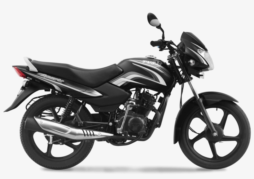 Mouse Hover The Tvs Sport To Zoom - Tvs Sport Bike Black Colour, transparent png download