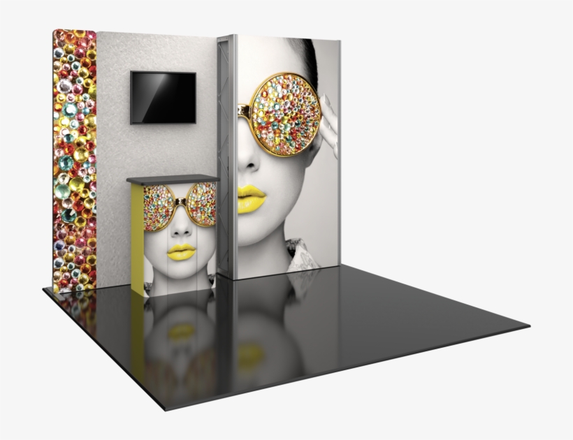 Vector Frame Master 10ft Modular Backwall Kit - Cartoon, transparent png download