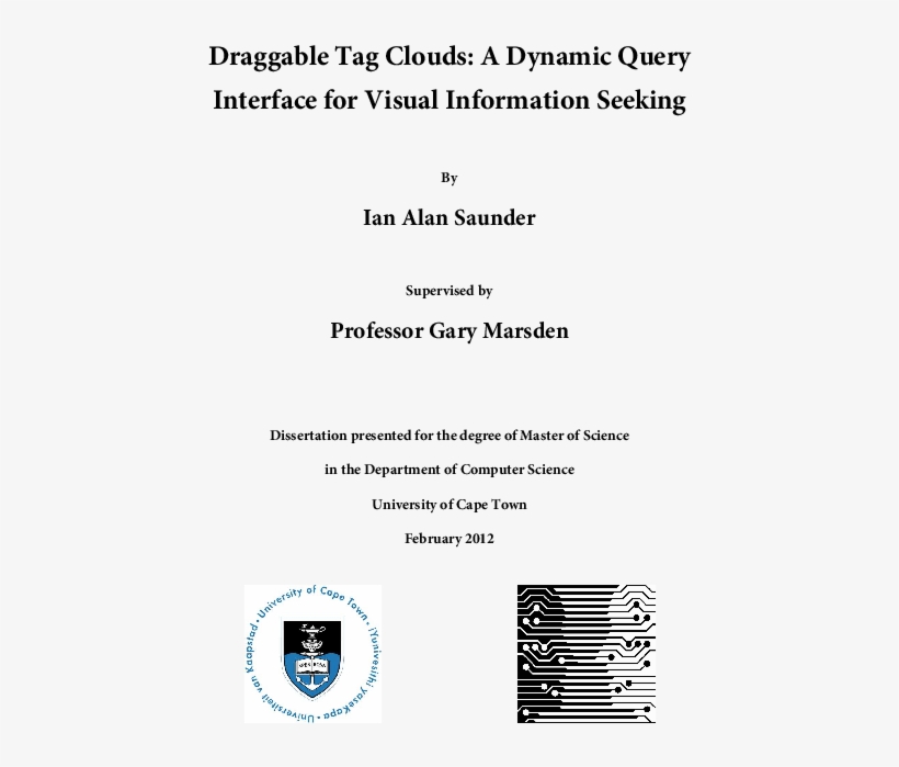 Pdf - University Of Cape Town, transparent png download